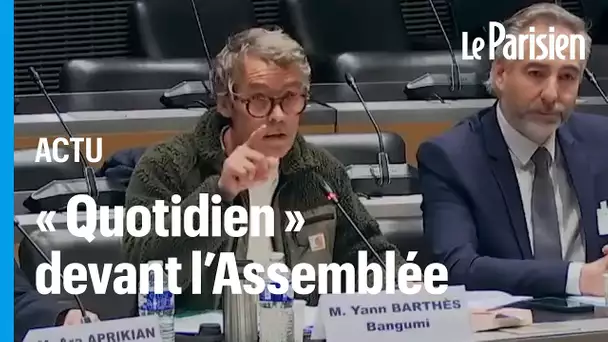 « Le RN boycotte et agresse les équipes de Quotidien » : audition tendue de Yann Barthès à l’Assembl