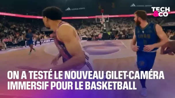 On a testé le nouveau gilet-caméra immersif pour le basketball