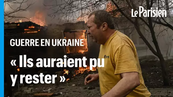Guerre en Ukraine : les bombes russes détruisent des maisons près de Kiev