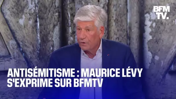 Antisémitisme: la prise de parole sur BFMTV de Maurice Lévy (Publicis Groupe) en intégralité