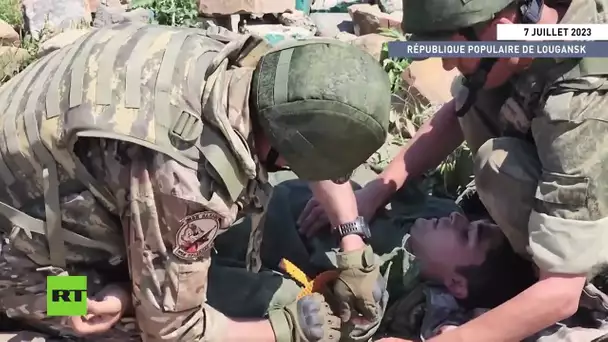 Les soldats du groupe Sud s'entraînent au combat dans la région de Lougansk
