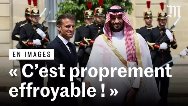 « MBS » reçu en grande pompe par Macron à l'Elysée