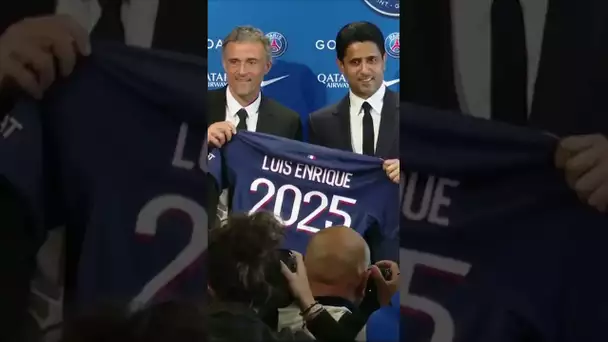 🔴🔵 OFFICIEL : Luis Enrique est le nouveau coach du Paris Saint-Germain #Shorts