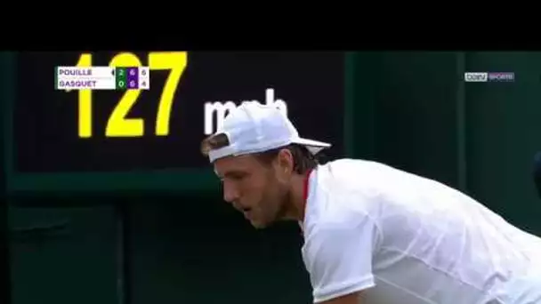 Wimbledon : Lucas Pouille impitoyable avec Richard Gasquet