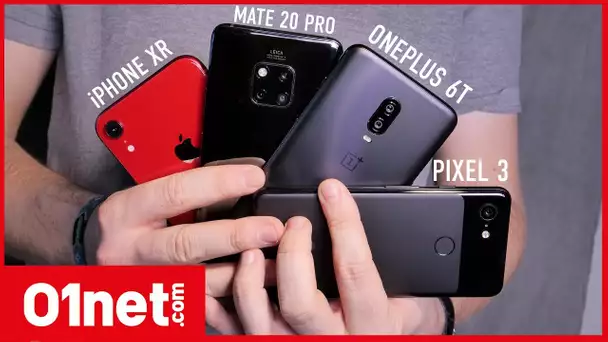 iPhone XR, Pixel 3, OnePlus 6T, Huawei Mate 20 Pro… Quel smartphone est le plus rapide ?
