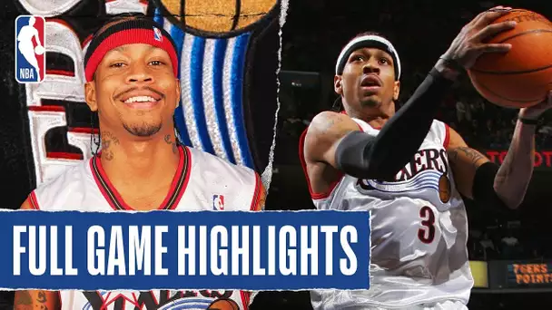 FULL GAME HIGHLIGHTS: Allen Iverson Heats Up For 60 PTS in Philly!