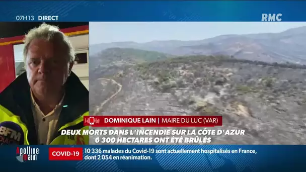 Le maire du Luc, ville pris dans les flammes dans le Var, témoigne sur RMC