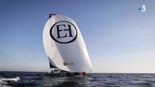 Voile : le Bourguignon Erwan Le Draoulec est au départ de la Transat Jacques Vabre