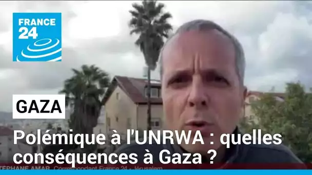 Suspension de financements à l'UNRWA  : quelles conséquences à Gaza ? • FRANCE 24