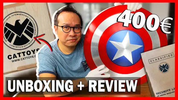 BOUCLIER METAL CAPTAIN AMERICA + GOODIES : MON UNBOXING & AVIS (CATTOYS - 400€)