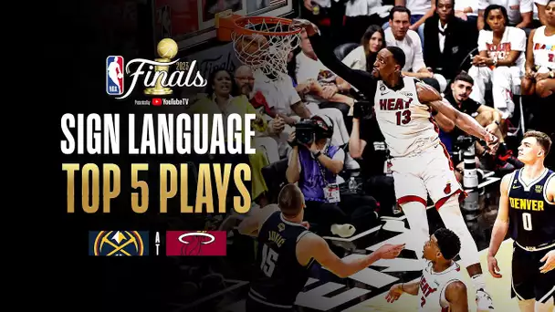 NBA’s Top 5 Plays of the Night (ASL) | June 9, 2023