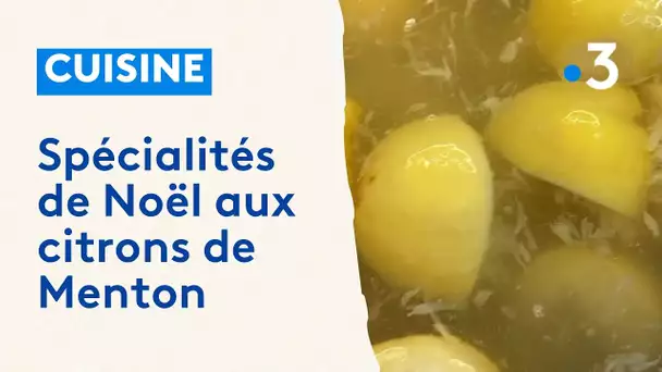 Gâteaux et spécialités de Noël aux citrons de Menton