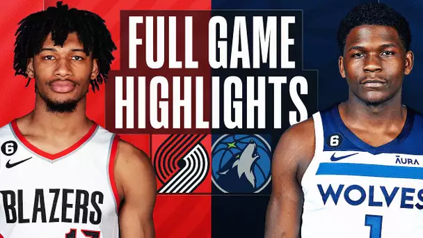 TRAIL BLAZERS at TIMBERWOLVES | FULL GAME HIGHLIGHTS | April 2, 2023