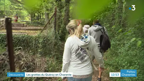 Découverte des grottes de Quéroy en Charente