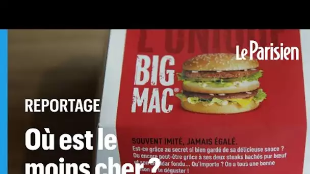 Où est le moins cher ? Notre carte de France des prix du BigMac de McDonald's