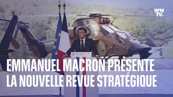 L'intégrale du discours d'Emmanuel Macron pour présenter la nouvelle revue nationale stratégique