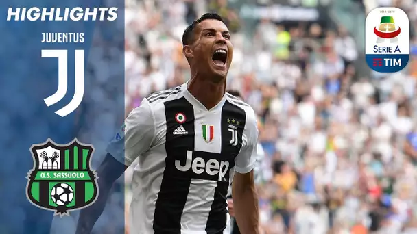 Juventus 2-1 Sassuolo | Ronaldo Scores First Juventus Goals | Serie A