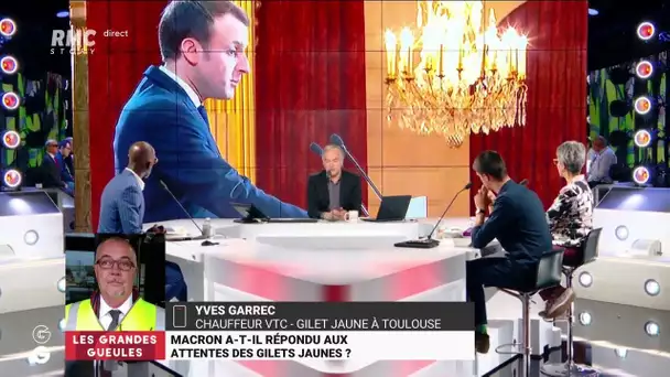 Les 'Grandes Gueules' de RMC:Macron va-t-il répondre aux attentes des Gilets Jaunes ?