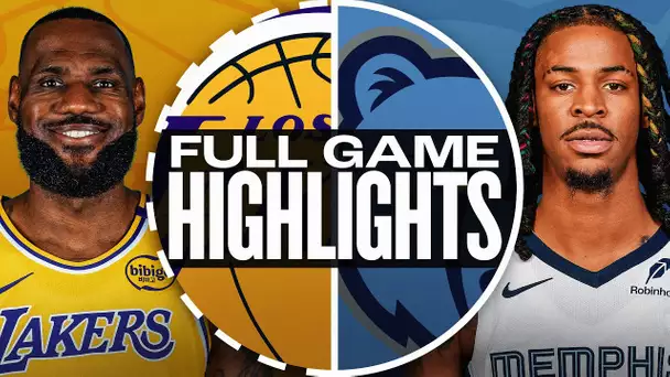LAKERS at GRIZZLIES | FULL GAME HIGHLIGHTS | March 29, 2025