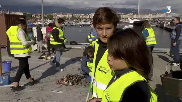 Mégots, masques... Plus de 3 tonnes de déchets extraits du lac Léman par un millier de bénévoles