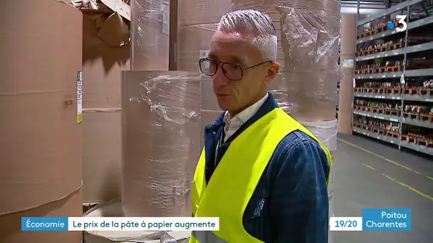 Inquiétude aux Papeteries du Poitou face à l'augmentation du prix de la pâte à papier