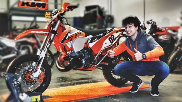 JE TRANSFORME MON ENDURO EN SUPERMOT' CHEZ KTM !