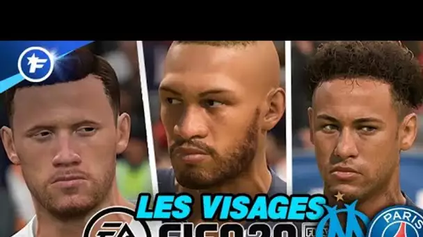 FIFA 20 : les visages des joueurs de l'OM et du PSG