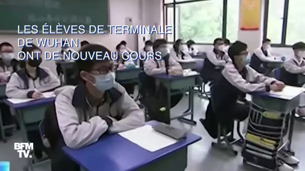 Après plusieurs mois sans école, les lycéens de Wuhan reprennent les cours