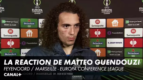 La réaction de Matteo Guendouzi après Feyenoord / Marseille - UEFA Europa Conference League