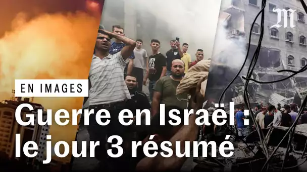 Guerre Israël-Hamas : les images du troisième jour de conflit