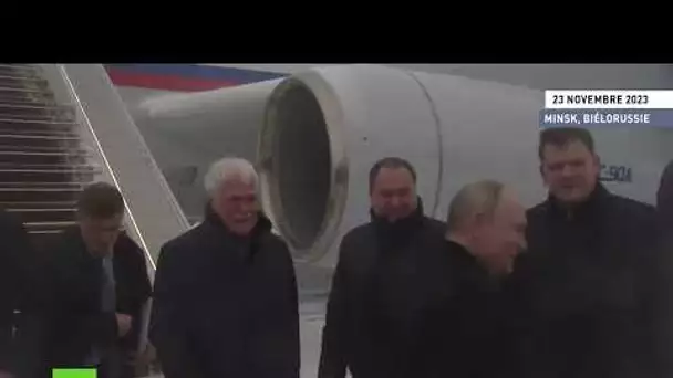 Poutine est arrivé à Minsk pour le sommet de l'OTSC
