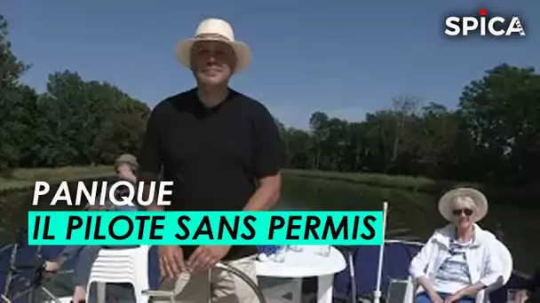 Panique, il pilote sans permis