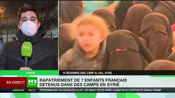 Rapatriement de sept enfants français détenus dans des camps en Syrie