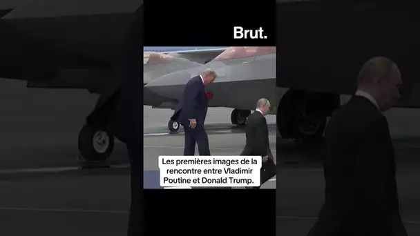 Les premières images de la rencontre entre Vladimir Poutine et Donald Trump.