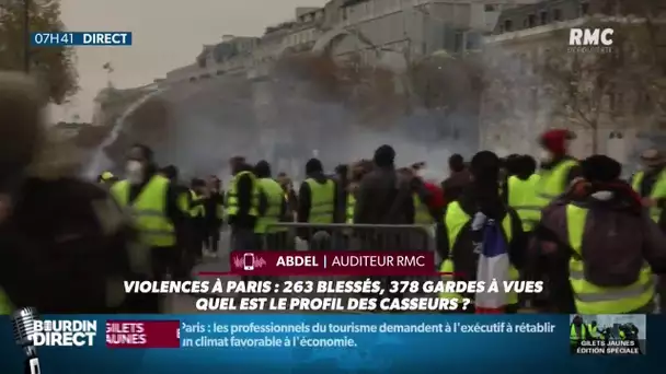 Abdel sur RMC: 'Je suis un gilet jaune qui crève, j&#039;ai cassé samedi et on va revenir avec des armes'