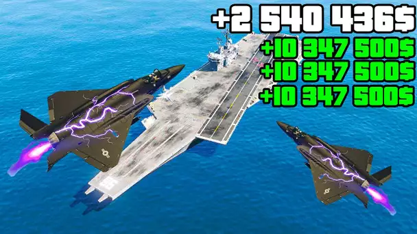 NOUVEAU BRAQUAGE DU PORTE-AVION DLC MERCENAIRES ! (+ 2.000.000$)