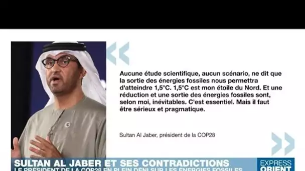 Cop28 : le Sultan Al Jaber et ses contradictions • FRANCE 24