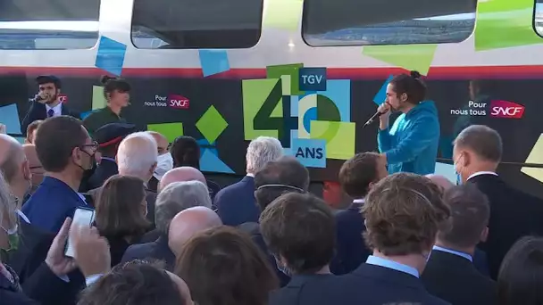 Pour les 40 ans du TGV, des artistes chantent sur un remix du jingle SNCF