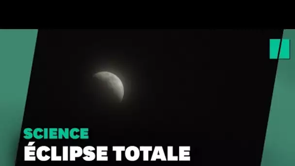 Les magnifiques images de l'éclipse totale de Lune