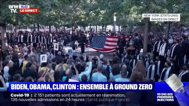 11-Septembre: l'hymne national américain résonne à Ground Zero pour le début des commémorations