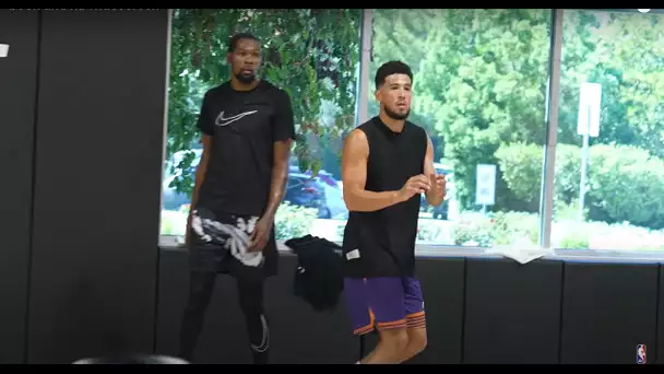 Kevin Durant, Devin Booker & Jalen Green's #NBASummer Grind With Adam Harrington! |🎥@SwishCultures