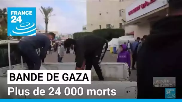 Bande de Gaza : plus de 24 000 morts dans des frappes israéliennes • FRANCE 24