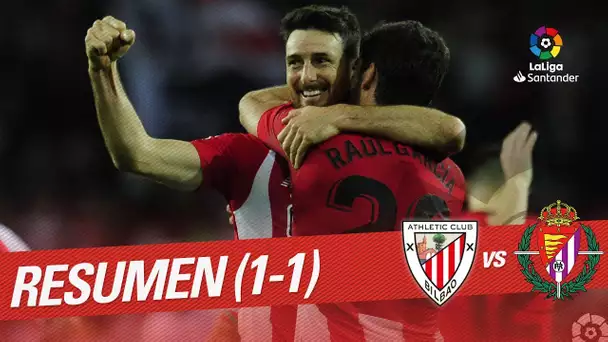 Resumen de Athletic Club vs Real Valladolid (1-1)