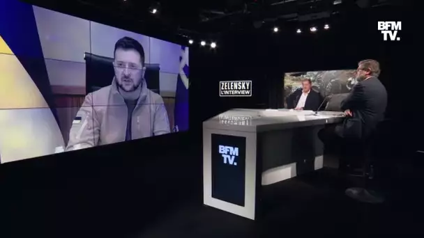 Volodymyr Zelensky to BFMTV: "The Russians have not yet mobilized their full military capacities"