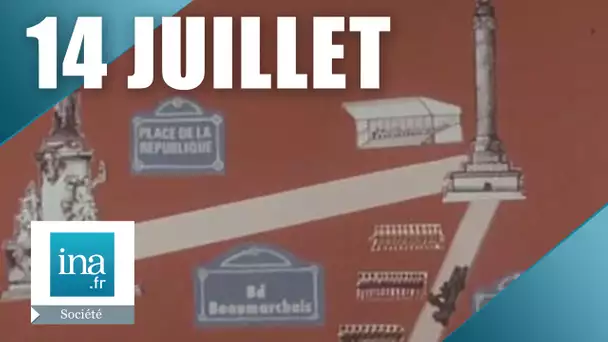 Le défilé du 14 juillet n'a pas toujours descendu les Champs Elysées | Archive INA