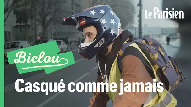 Ces cyclistes sont passés au casque intégral… Le futur du vélo ?