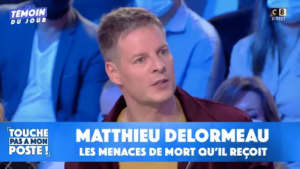 Matthieu Delormeau, très ému, se confie sur les menaces de mort qu'il reçoit
