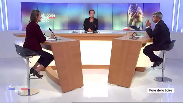 Municipales 2020 à Saint-Nazaire : débat d'avant second tour entre Pascale Hameau et David Samzun