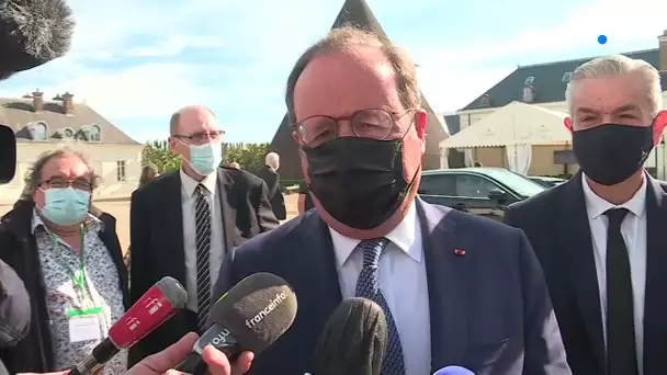 40 ans de l'élection de François Mitterrand : François Hollande au Creusot