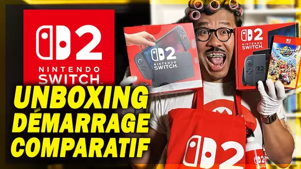 J'ai reçu ma Nintendo Switch 2 + tous les accessoires : UNBOXING, DÉMARRAGE & COMPARAISON